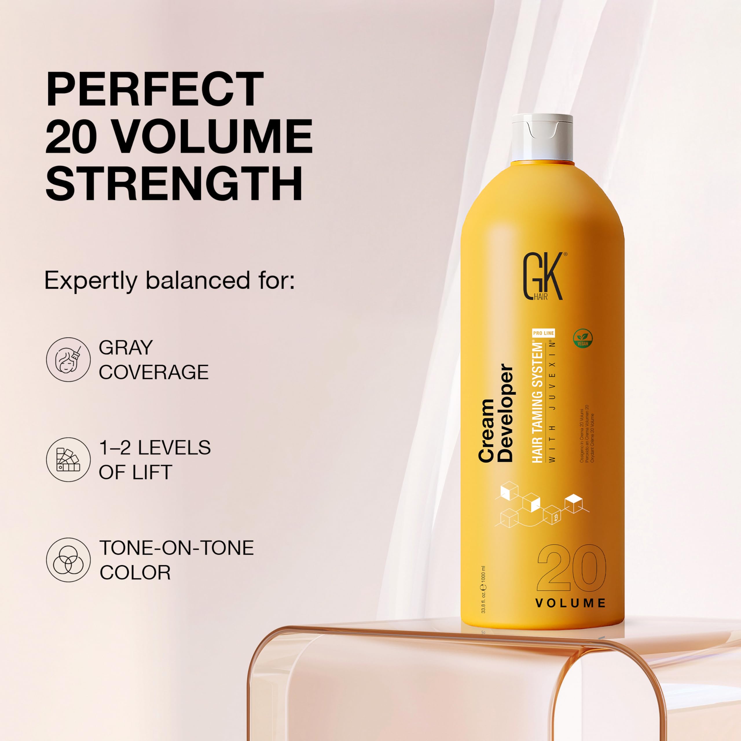 Amazon.com : GK HAIR Vegan Professional Hair Creme 20 Volume